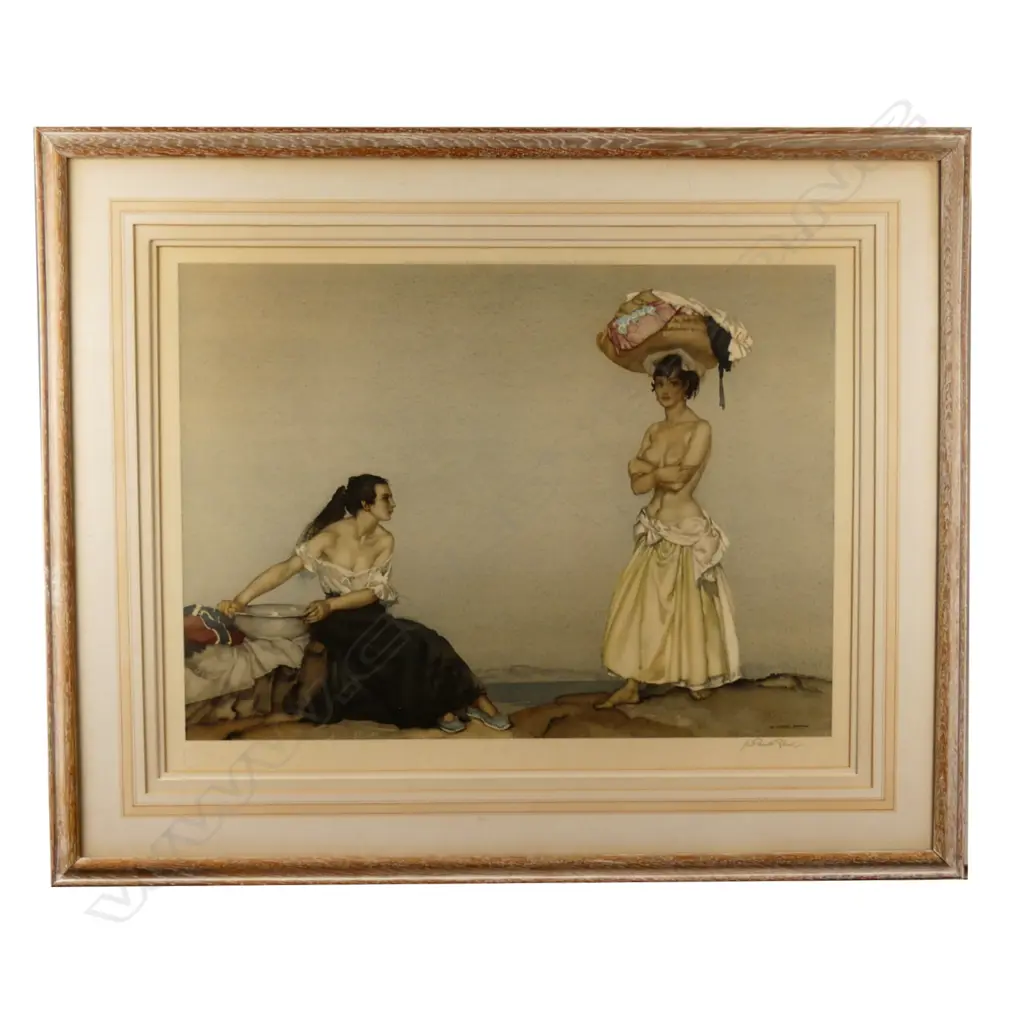 Sir William Russell Flint print Image 1++