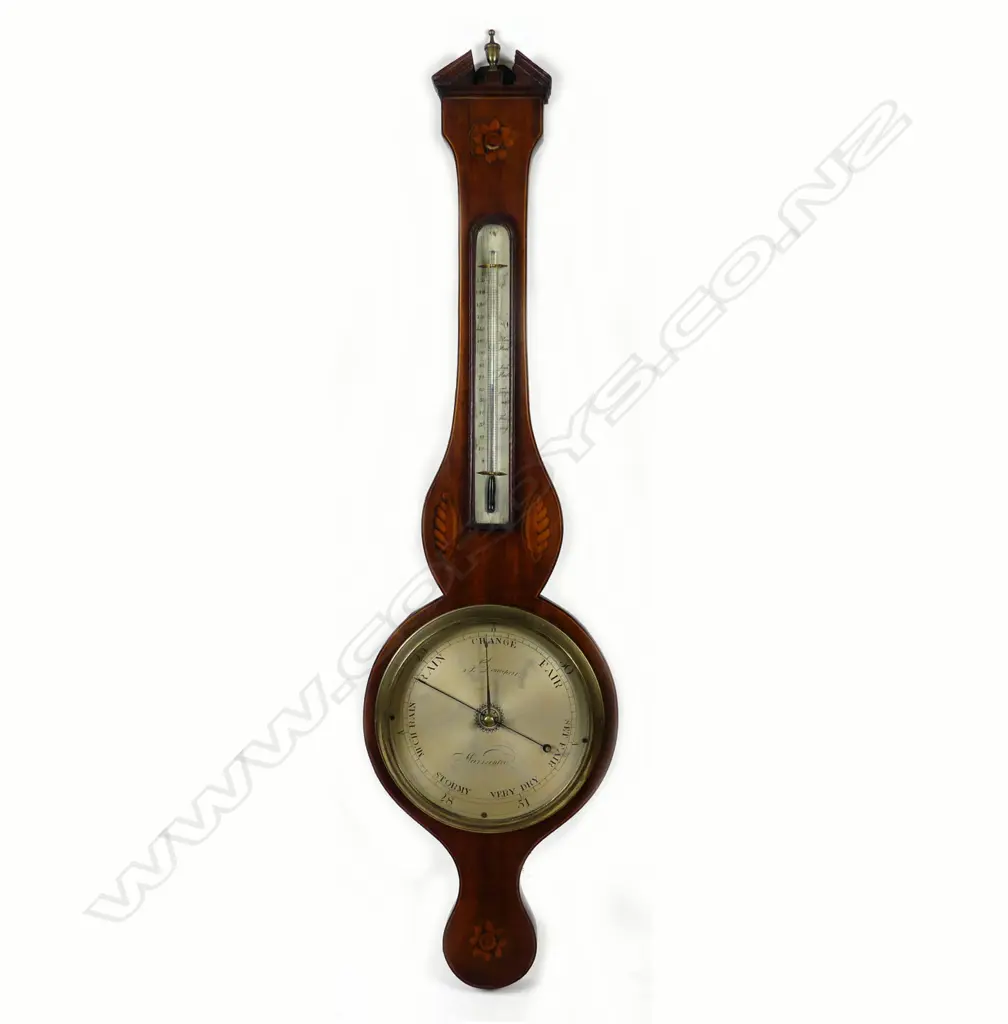 A mid-19thC banjo barometer Image 1++