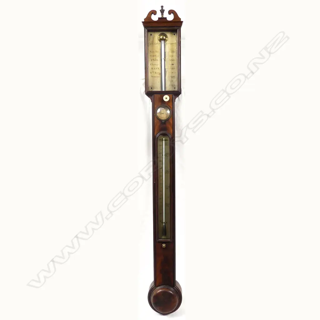 A mid-19thC stick barometer Image 1++