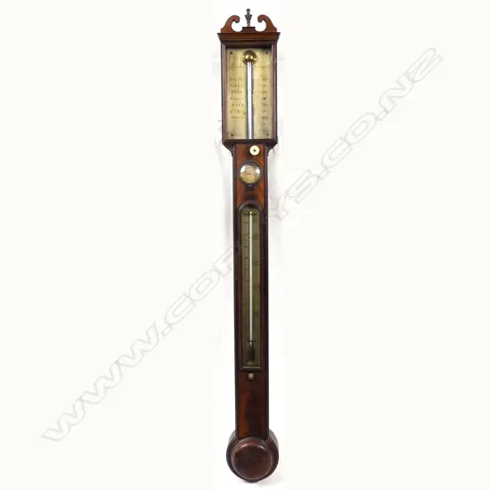 A mid-19thC stick barometer