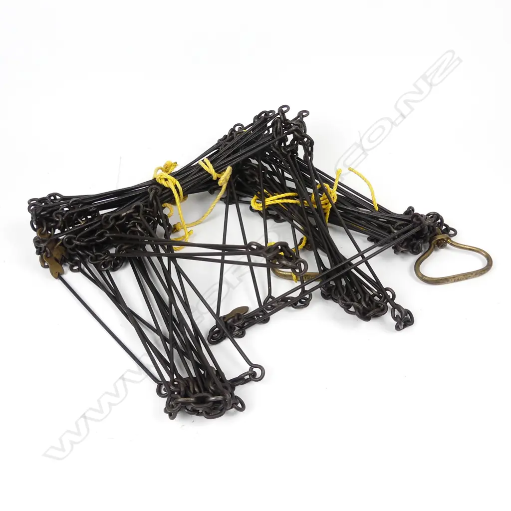 An antique Gunter's 100ft surveyors’ chain Image 1++