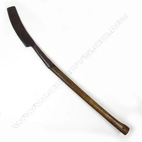 An antique whaling blubber knife