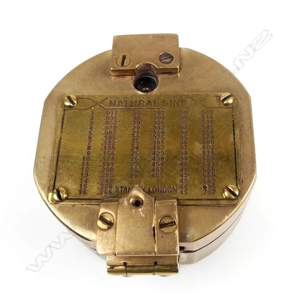 A naval brass folding pocket compass Image 1++