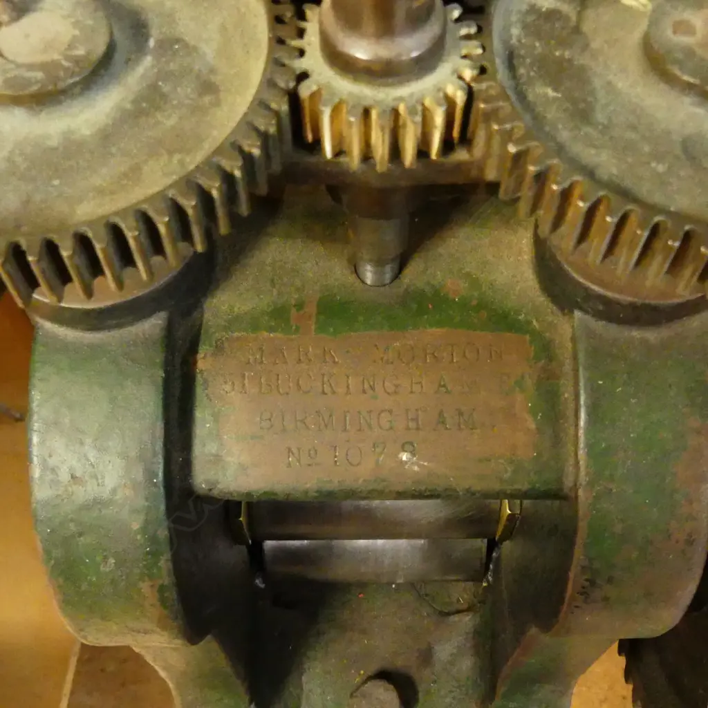 A Victorian cast iron silver roller mill Image 1++