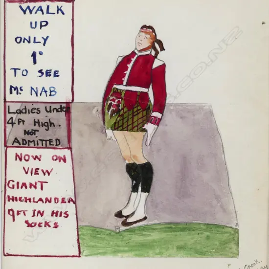 A cartoon 'McNab...Giant Highlander