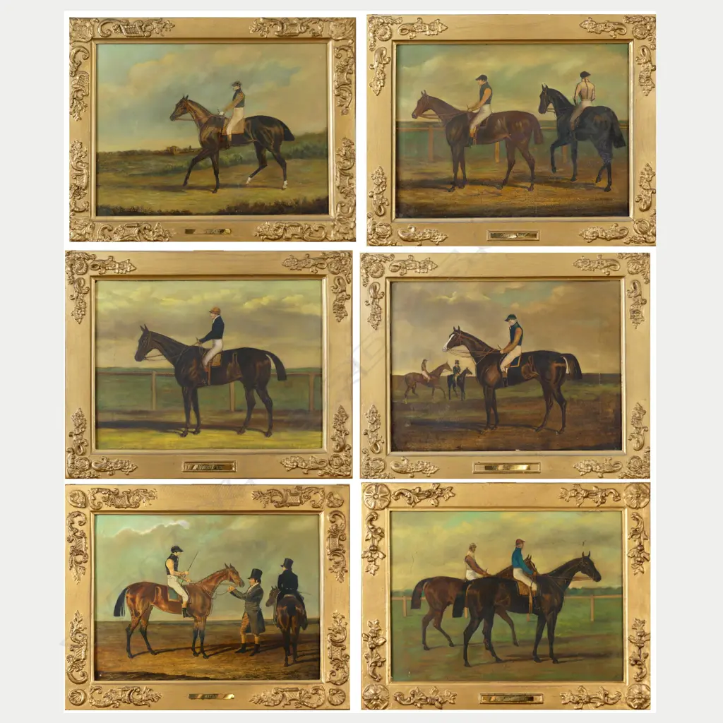 A set of six equestrian engravings Image 1++