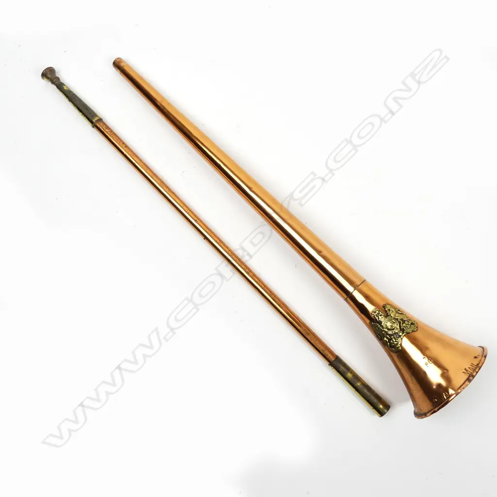 A copper coaching horn Image 1++