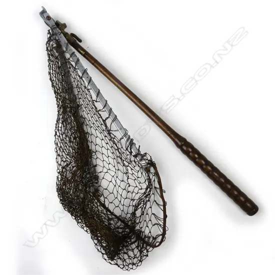 A fine quality Ogden Smith Ltd. landing net