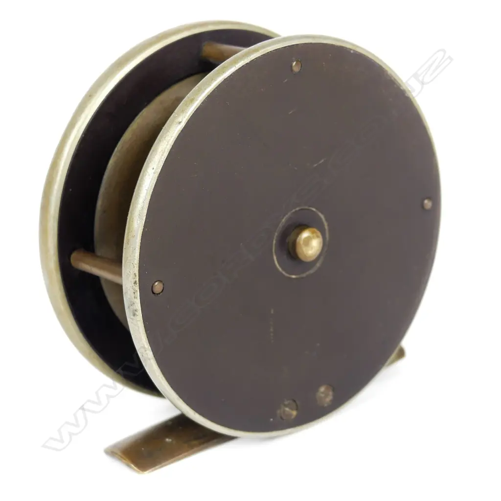 A 3" brass 'plate wind' reel Image 1++