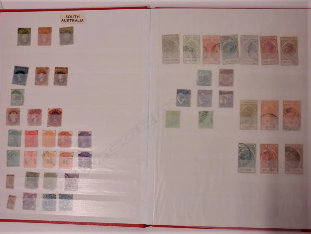 A collection of Australian States stamps Image 1++