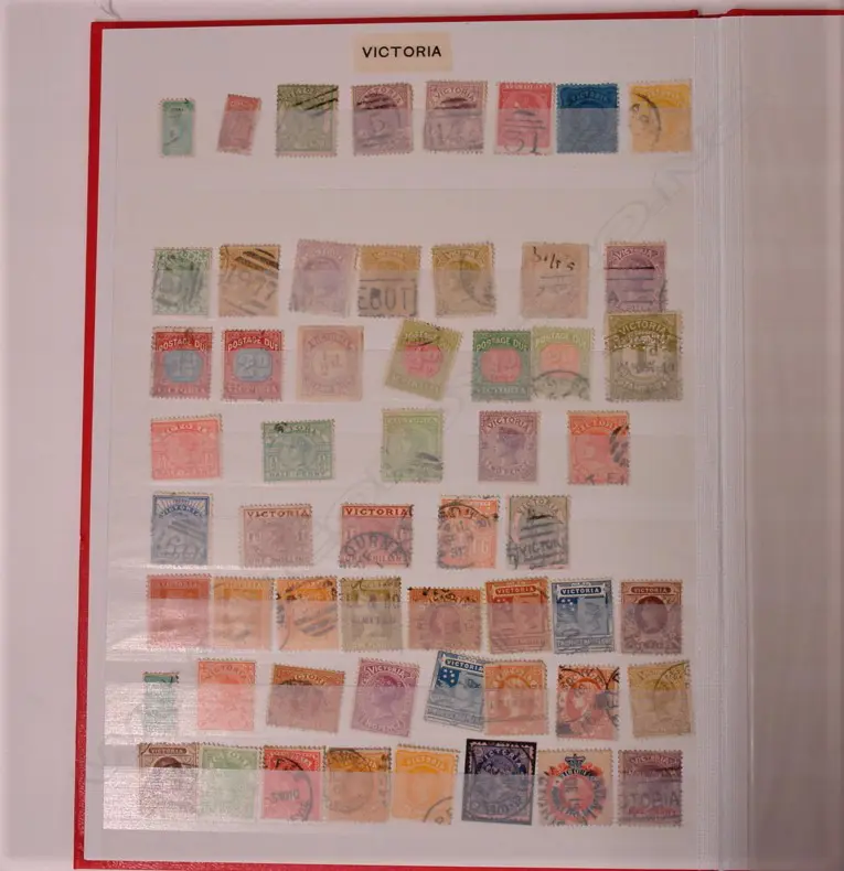 A collection of Australian States stamps Image 1++