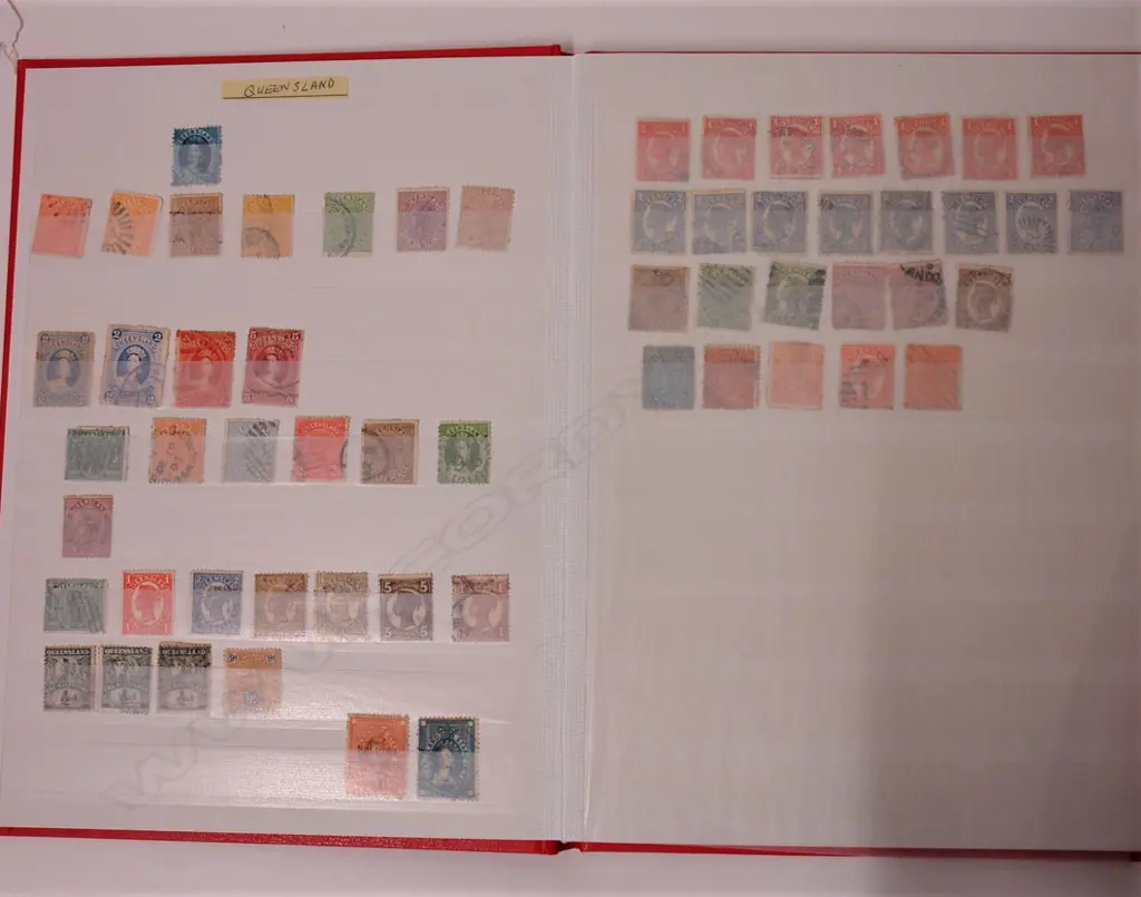 A collection of Australian States stamps Image 1++