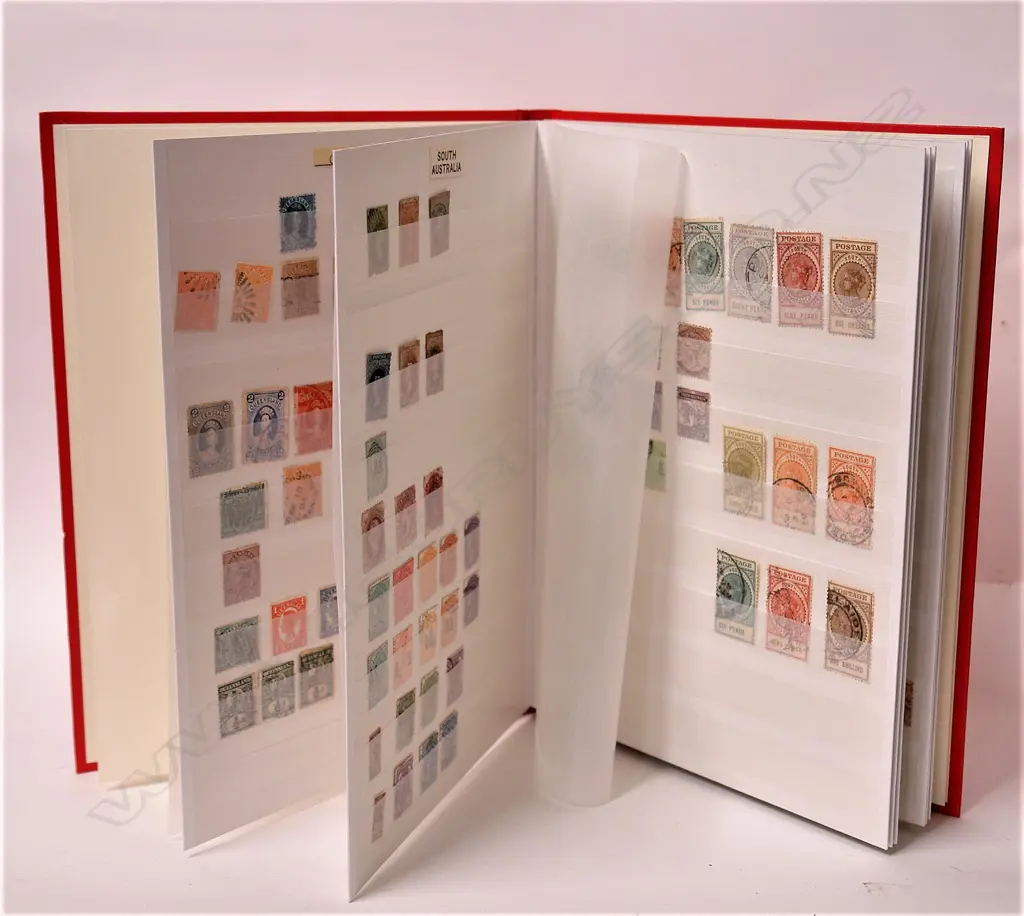 A collection of Australian States stamps Image 1++