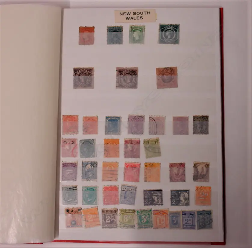 A collection of Australian States stamps Image 1++