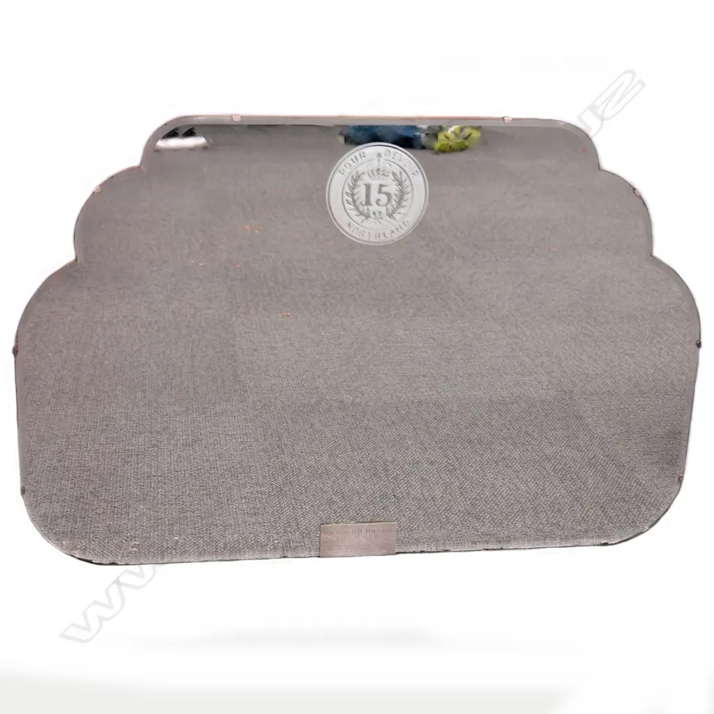 A Northland Regiment presentation wall mirror to Brigadier R.W. Harding Image 1++