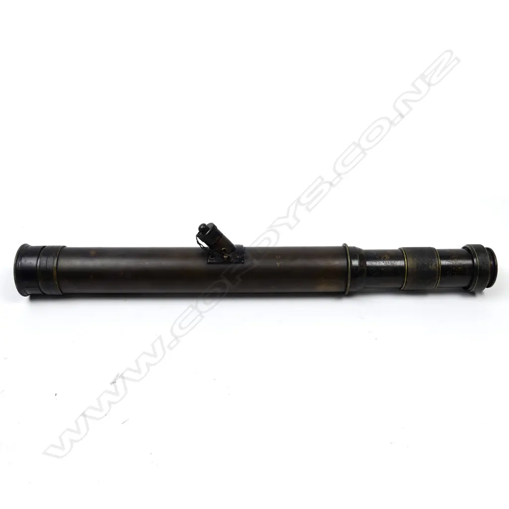 A WWII military issue brass range finding telescope Image 1++