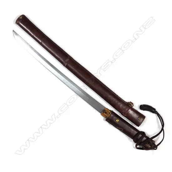 A Japanese wakizashi