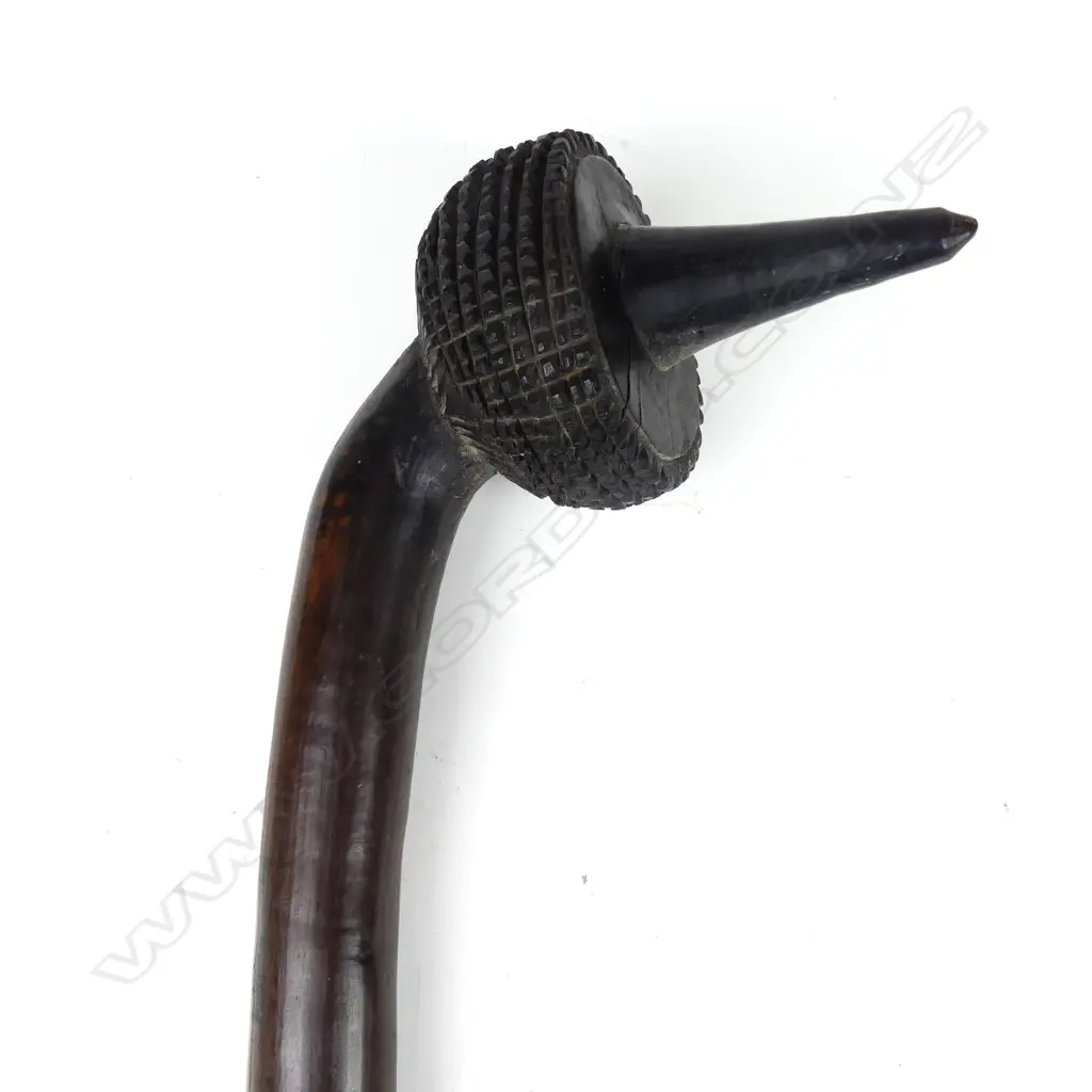 A late 19thC Fijian totokia (beaked battle-hammer) Image 1++