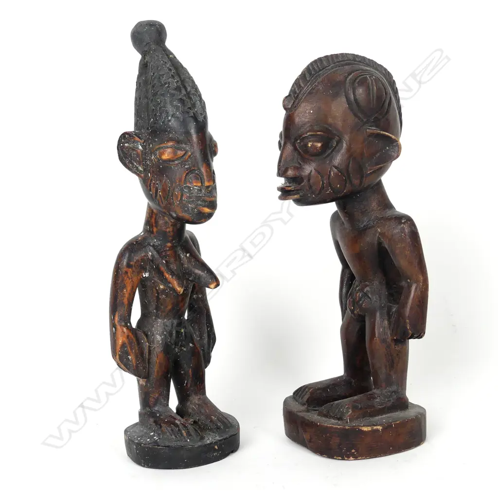 Two African ibeji figures Image 1++