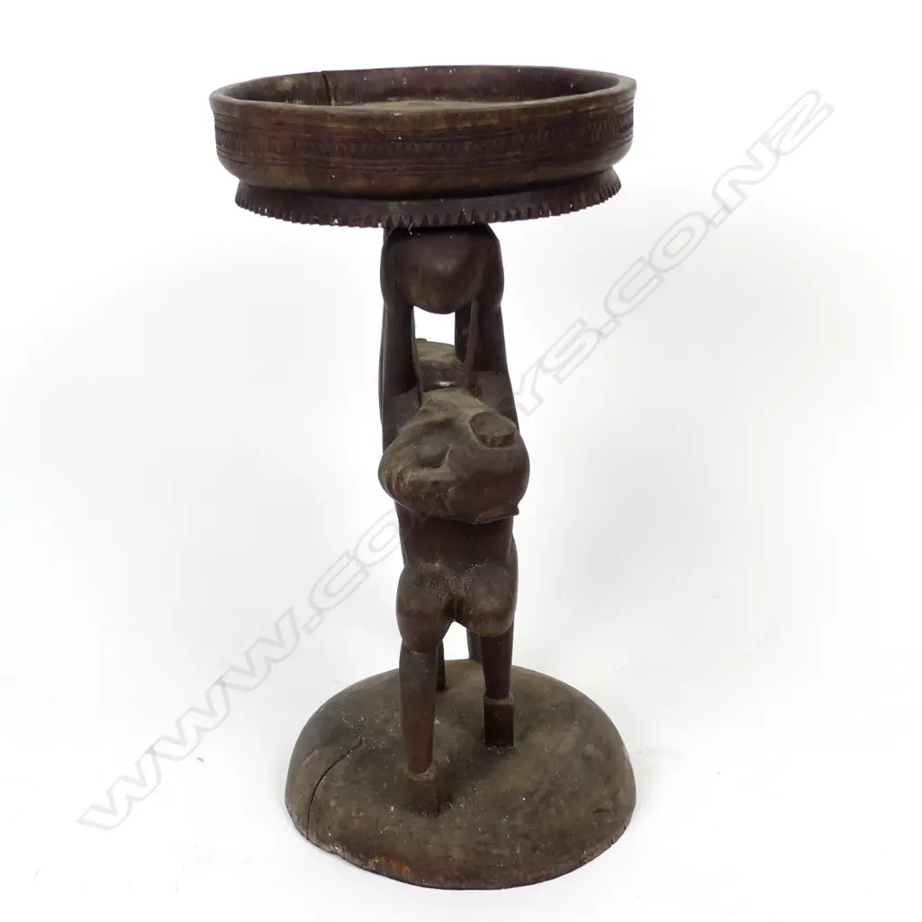 A Trobriand Island hardwood stool Image 1++