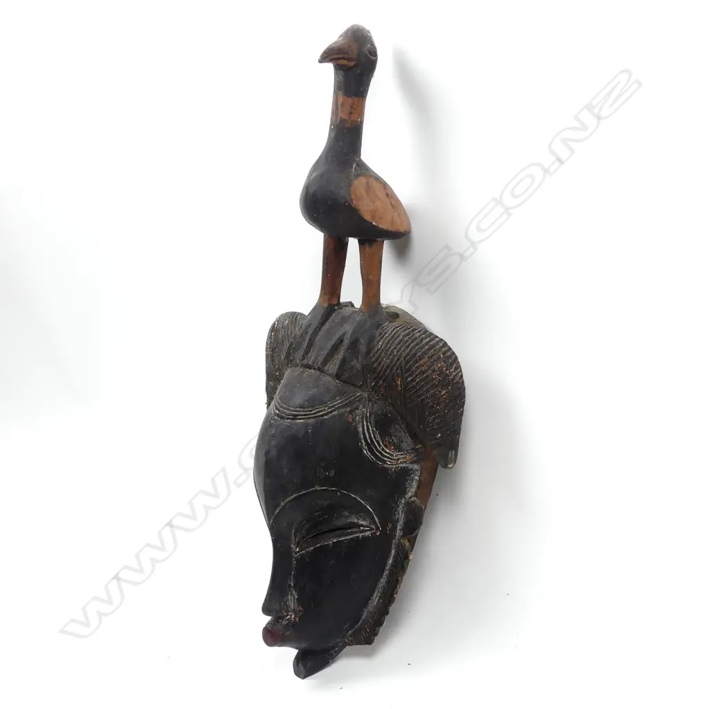 An African Ivory Coast Yaure tribal mask Image 1++