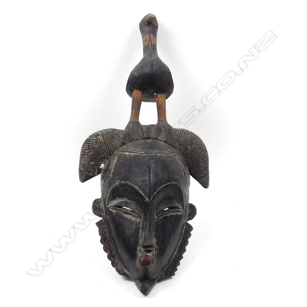 An African Ivory Coast Yaure tribal mask Image 1++