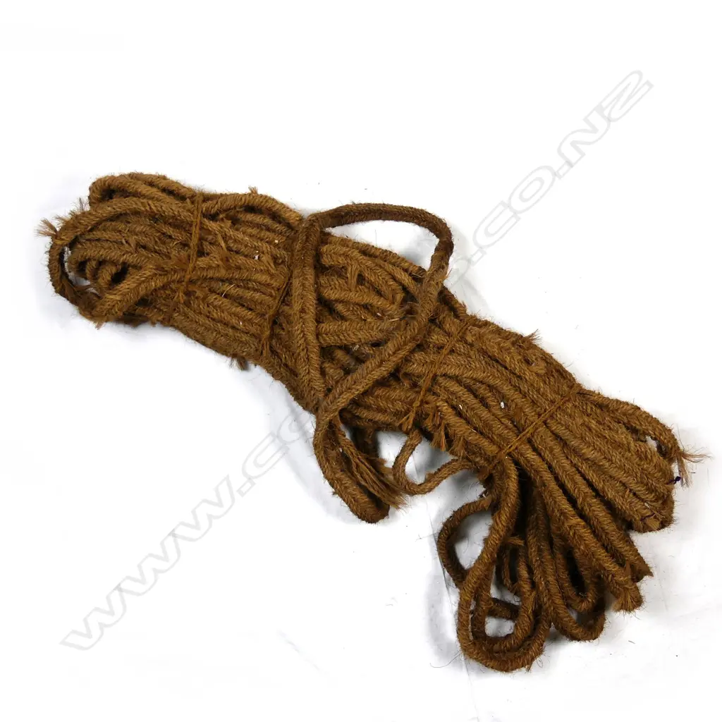 A massive hank of hand plaited coir rope Image 1++