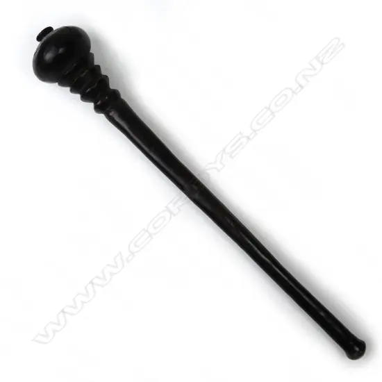 A hardwood knobkerrie club