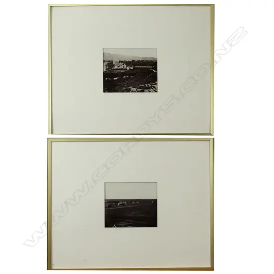 Two 19thC albumen prints of Christchurch