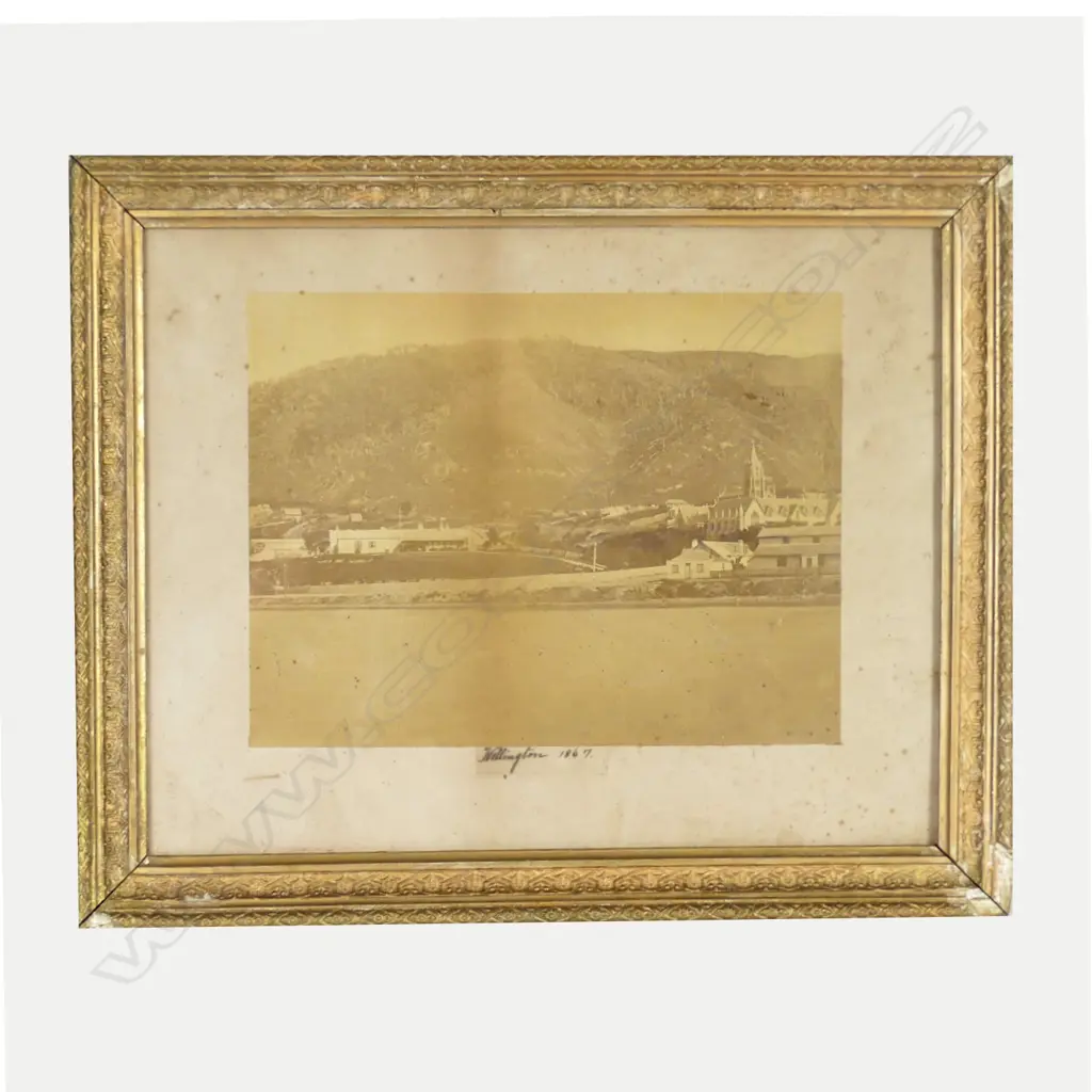 Two early photographs of Wellington Image 1++