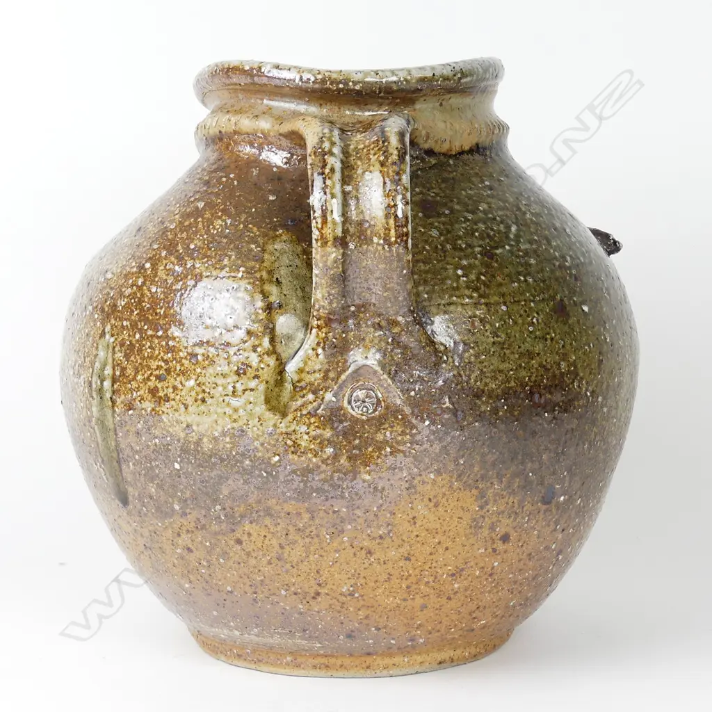 Barry Brickell 'Fatso' salt glazed large jug Image 1++