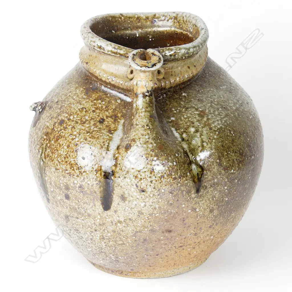 Barry Brickell 'Fatso' salt glazed large jug Image 1++
