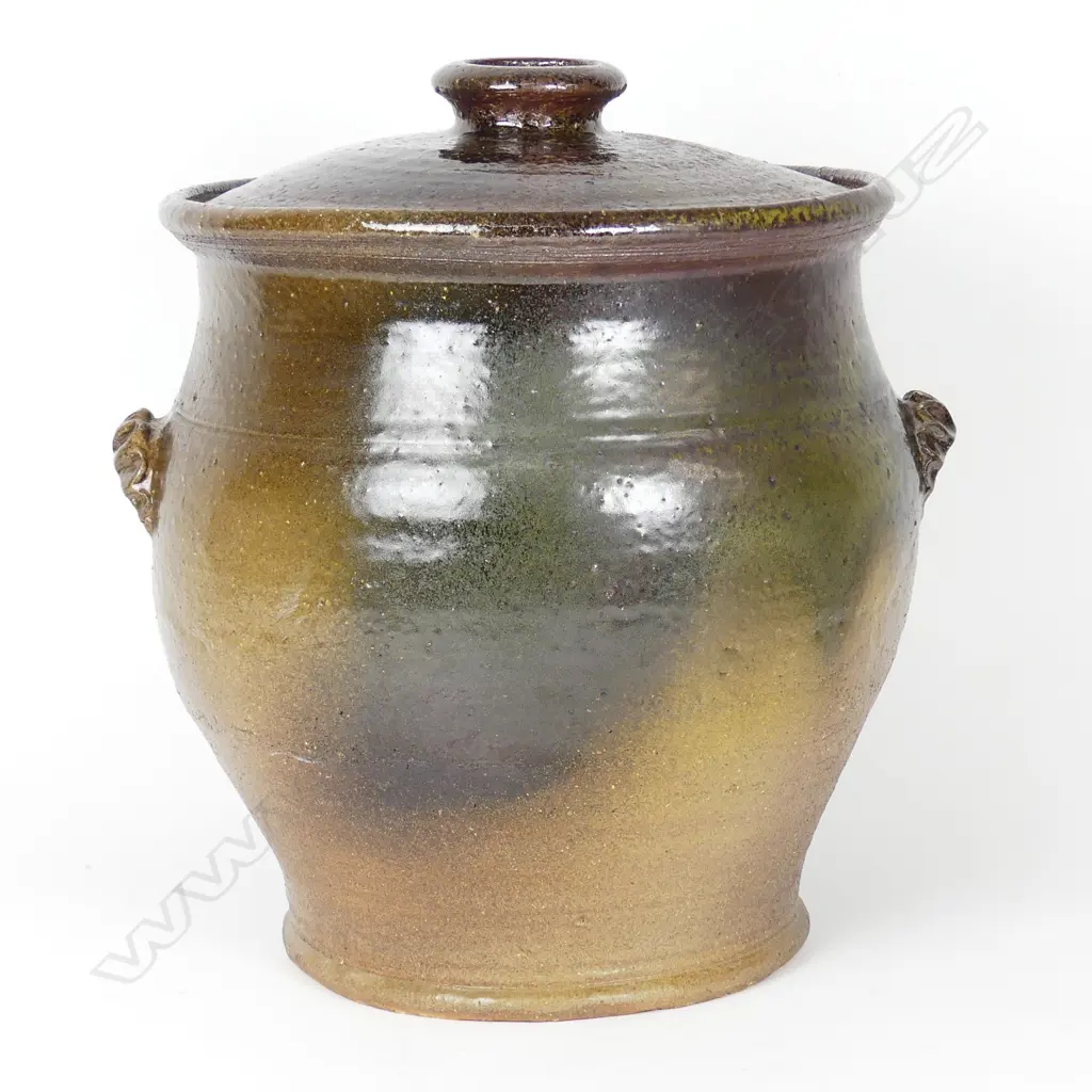 Barry Brickell large floor storage pot Image 1++