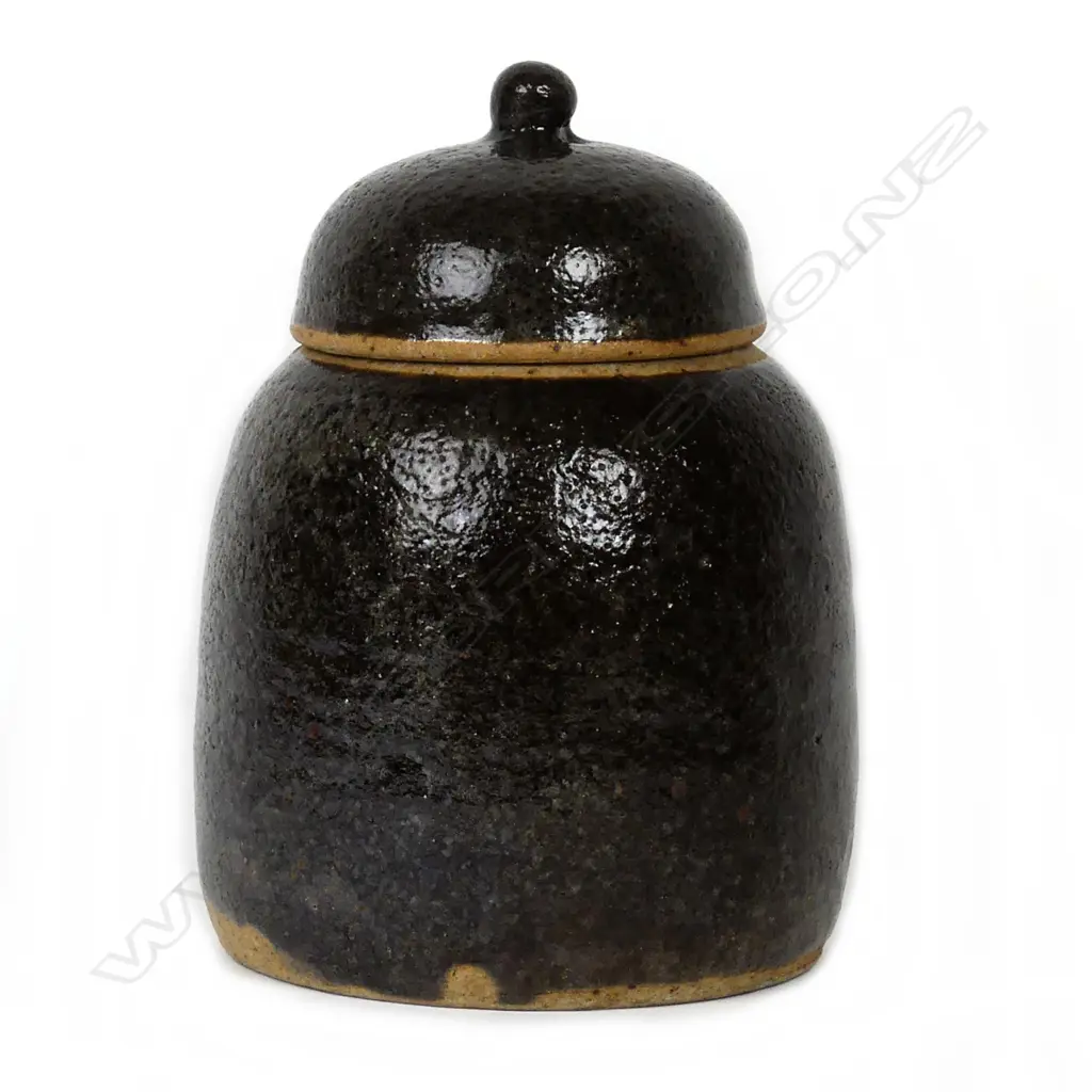 Barry Brickell lidded storage jar Image 1++