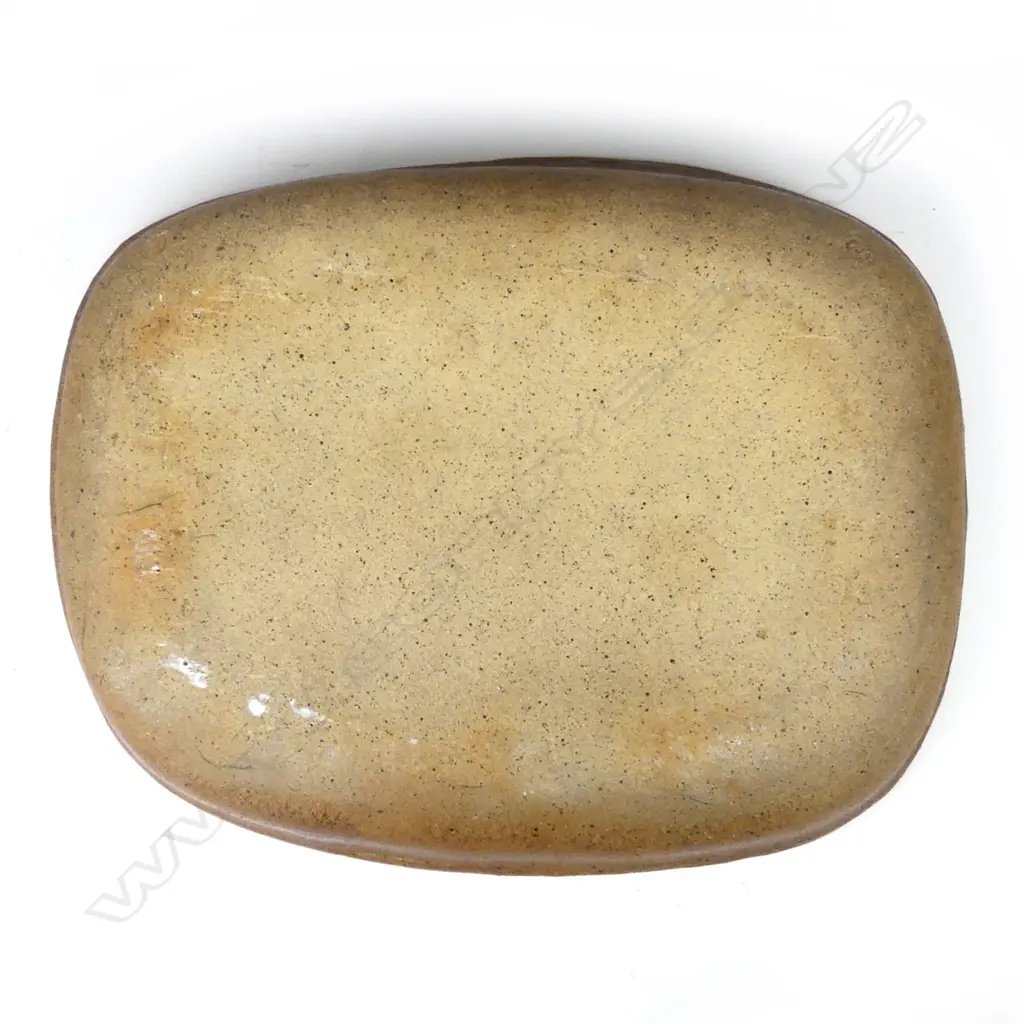 Barry Brickell large rectangular form dish Image 1++