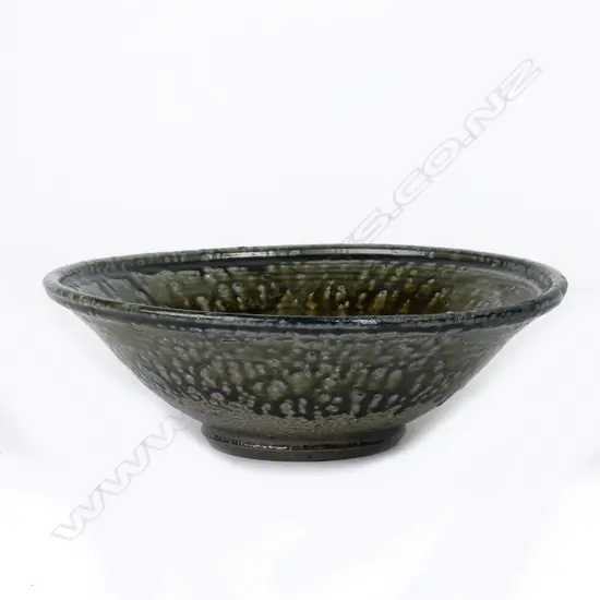 Dennis O'Connor salt glazed flared bowl