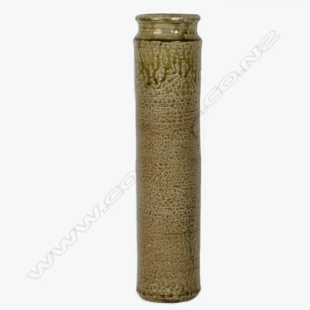 Flora Christella tall salt glazed cylinder vase Image 1++