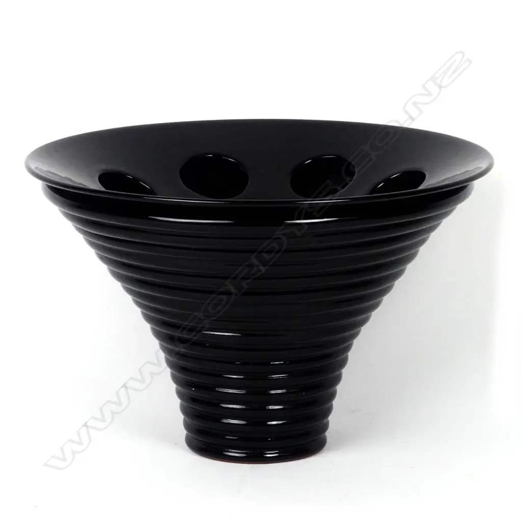 Two John Parker black flared bowls Image 1++