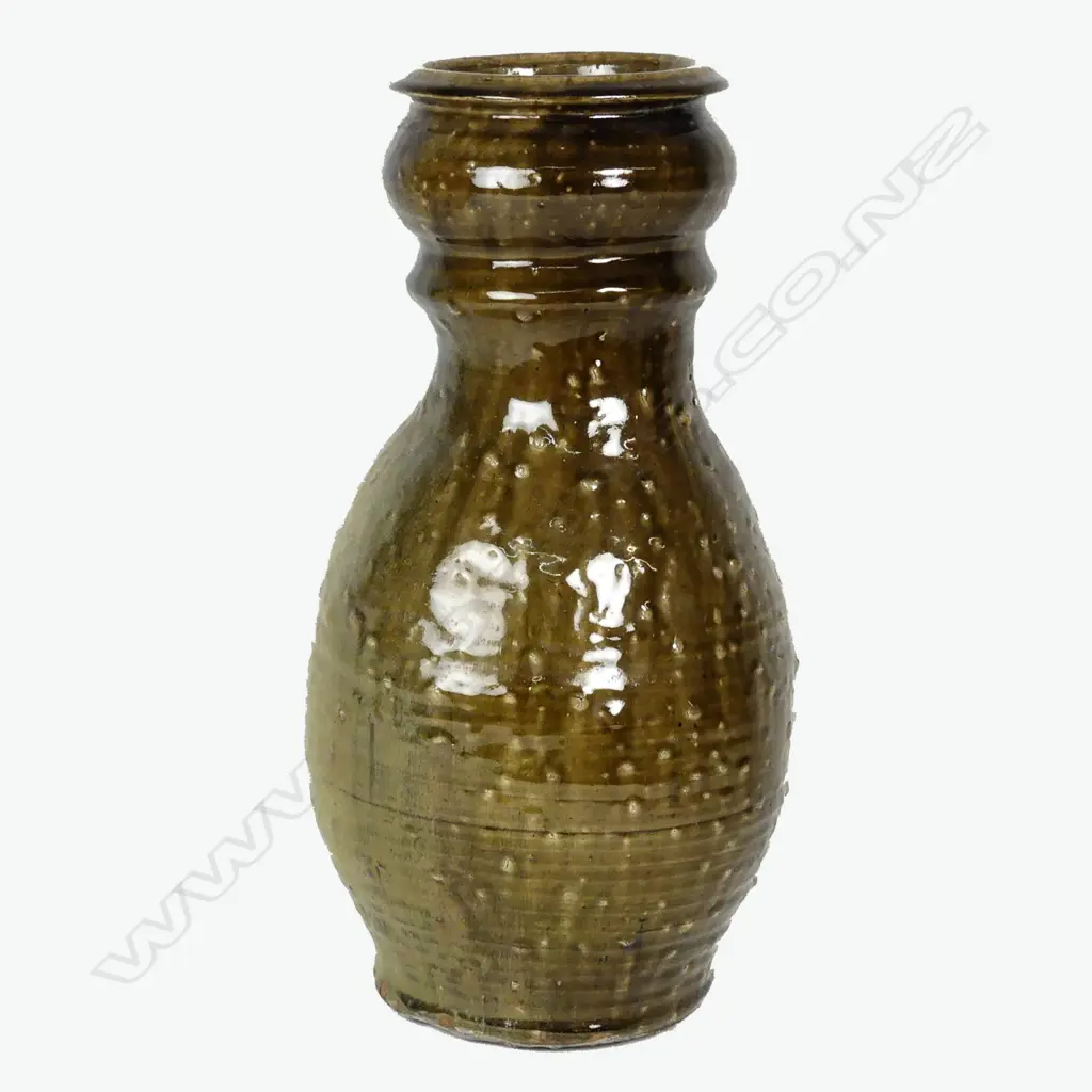 Yvonne Rust tall salt glazed vase Image 1++