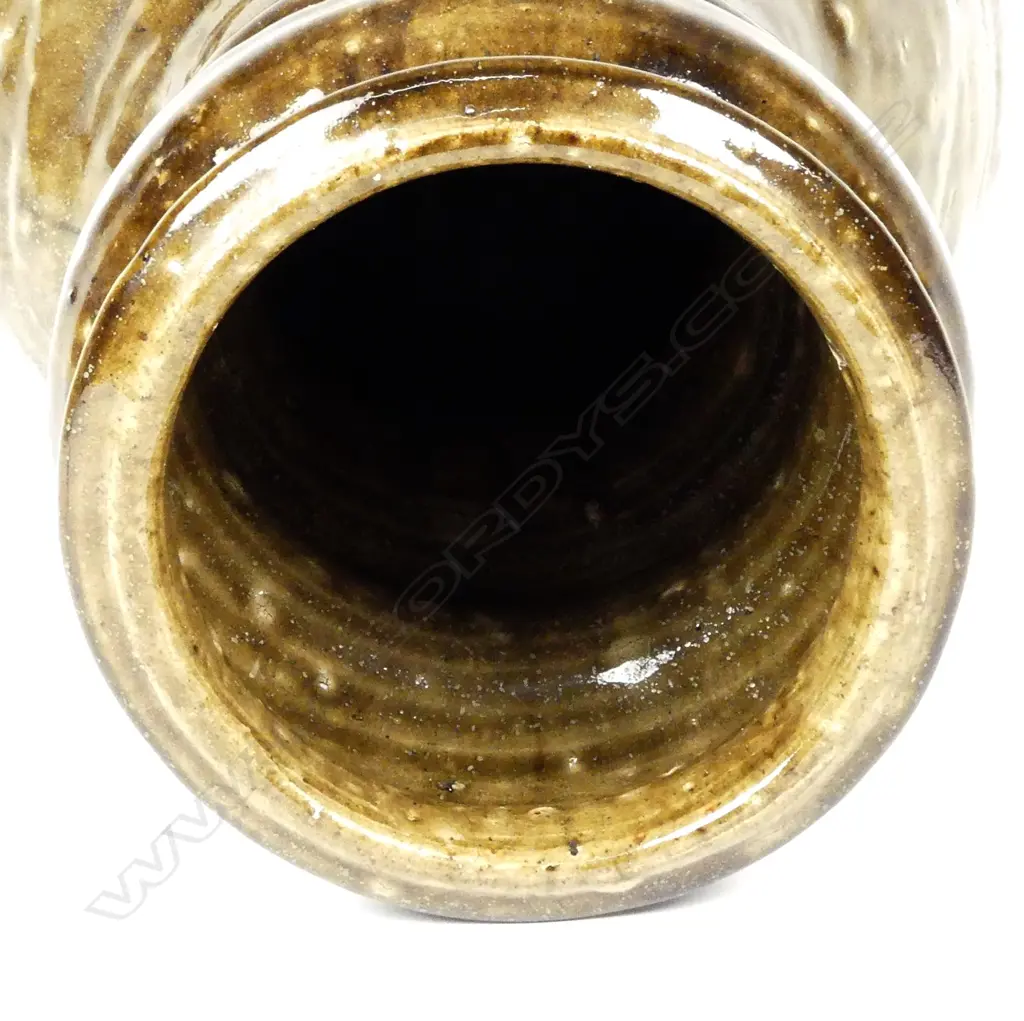 Yvonne Rust tall salt glazed vase Image 1++