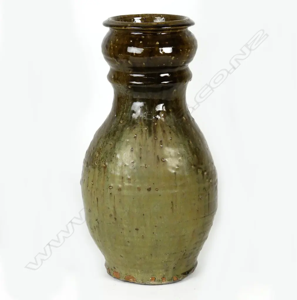 Yvonne Rust tall salt glazed vase Image 1++