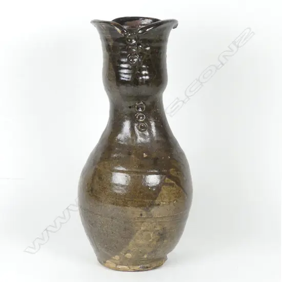 Yvonne Rust tall sculpted vase