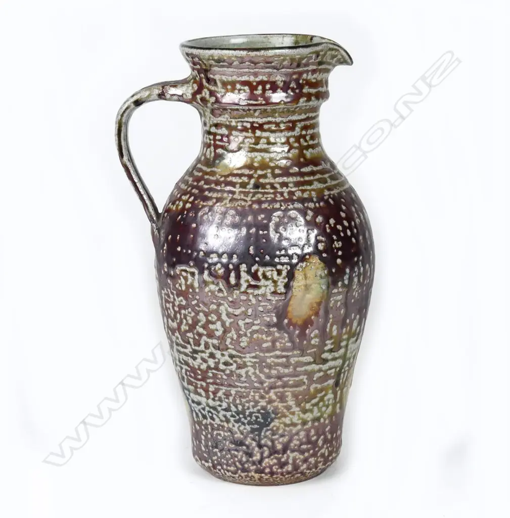 Yvonne Rust salt glazed jug Image 1++