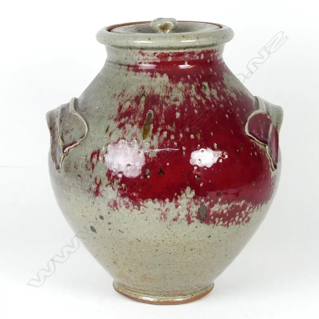 Peter Algar large lidded floor pot Image 1++
