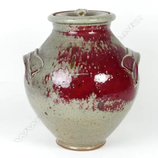 Peter Algar large lidded floor pot