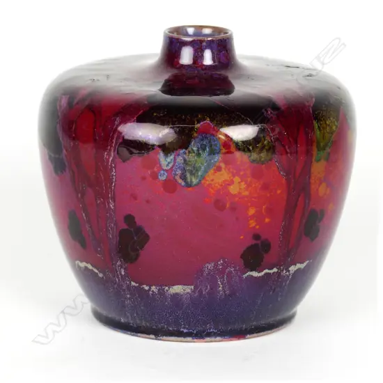 A Royal Doulton 'Sung' Flambe vase