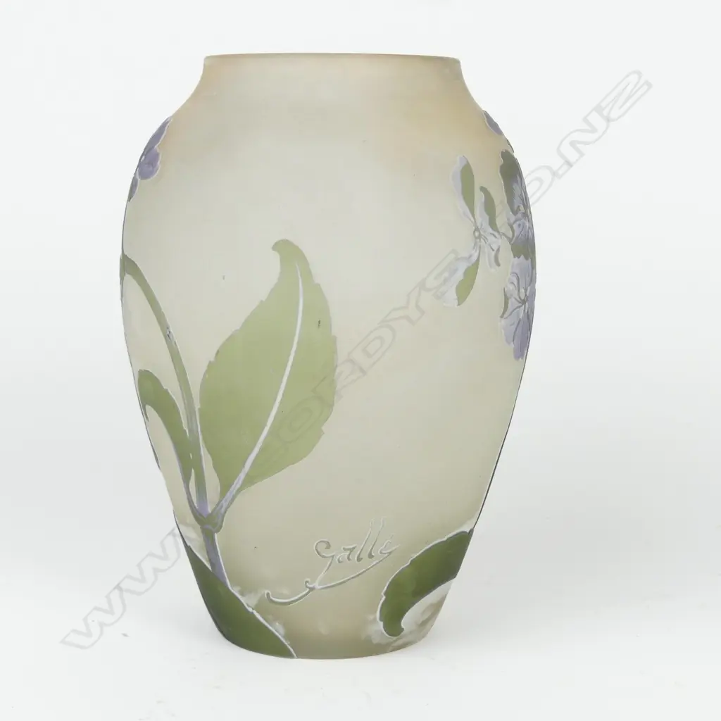 A cameo glass vase Image 1++