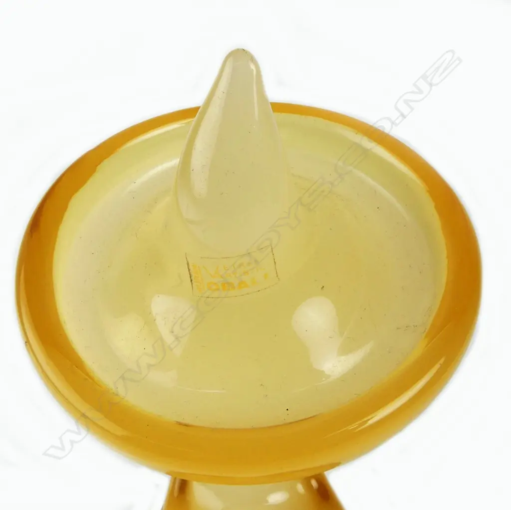 A vintage Murano Vetreria Oball glass sculpture of a seated Mexican Image 1++