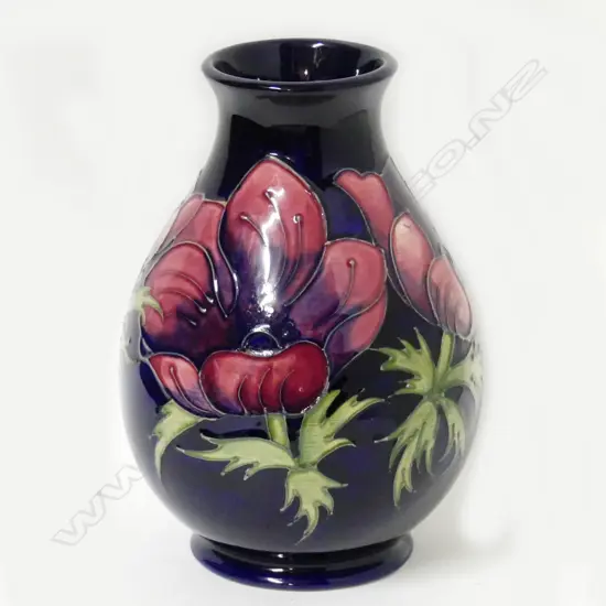 A modern Moorcroft ‘Anemone’ vase