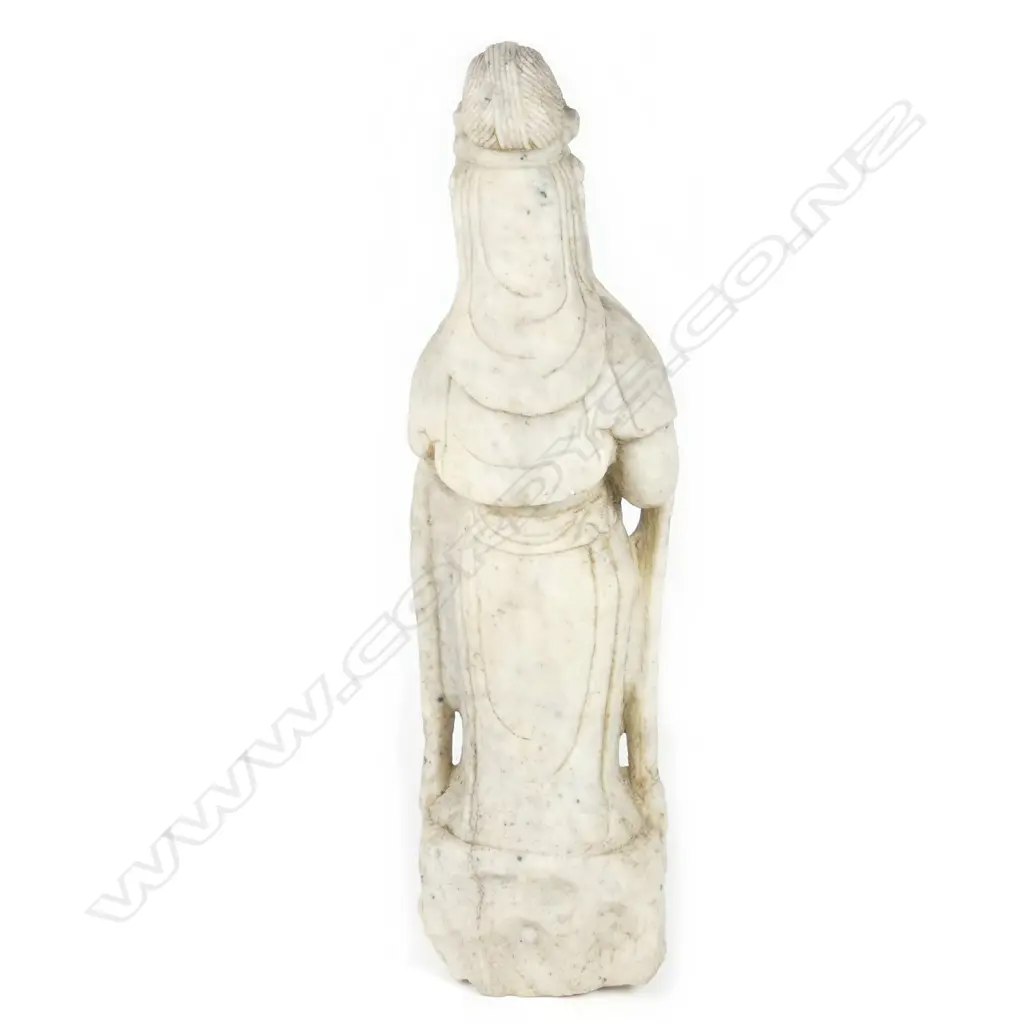 A Chinese marble statue of Guanyin Image 1++
